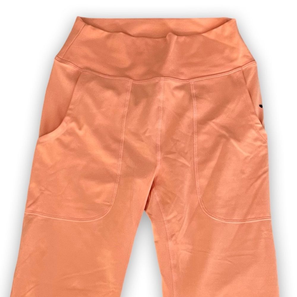 Loungewear yoga jogger hybrid stretch pant in peach/coral women’s medium new